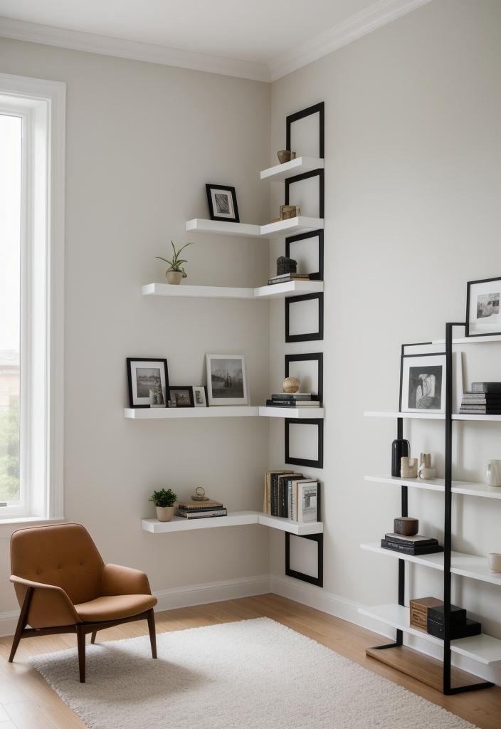 21 elegant integrated shelves for the living room 24 17. Wickel corner shelves Integration-0