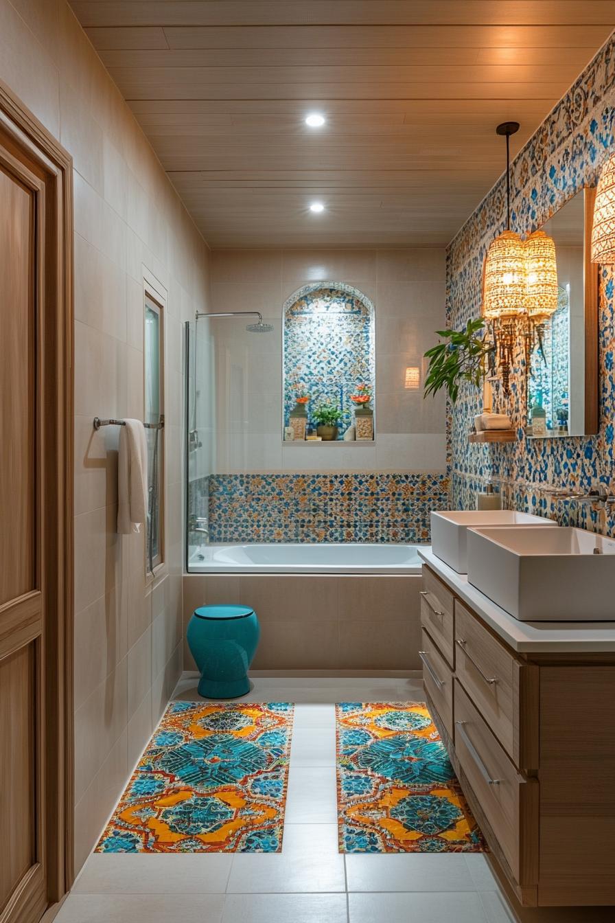 15 new bathroom design trends for 2024 and 2025 43 14. Celly tiles trend in bathroom-2