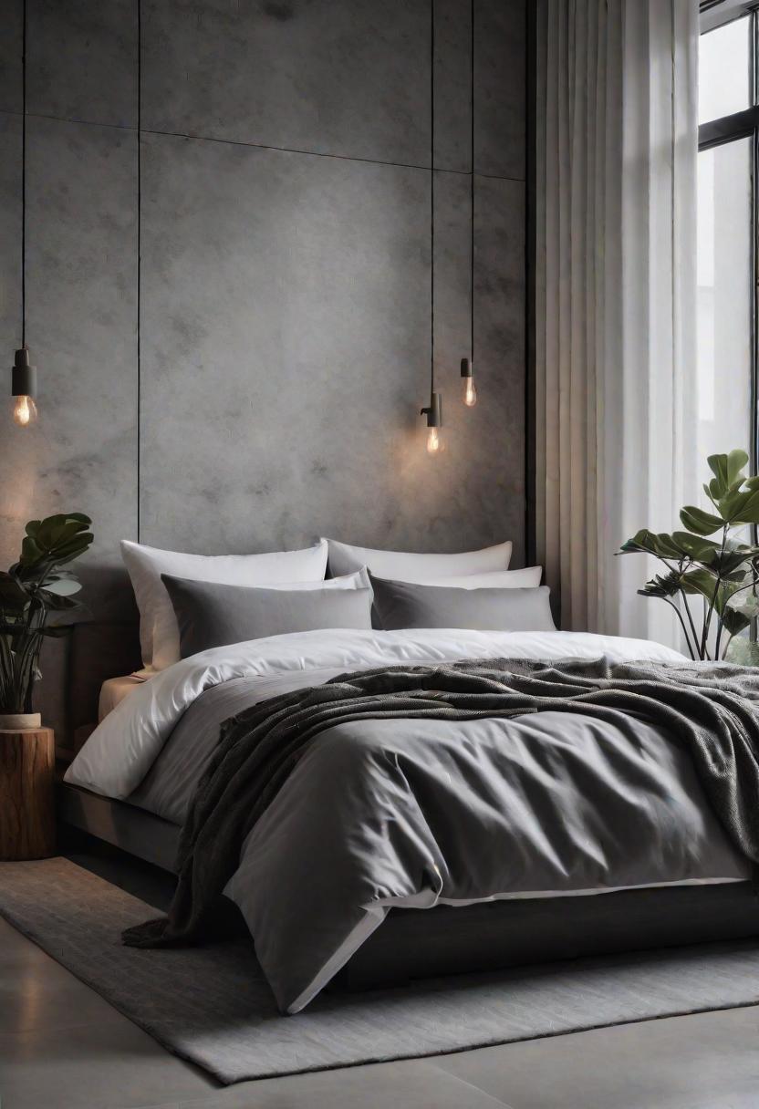 47 Stunning Grey Bedroom Ideas for An Elegant Bedroom Design 14 12. Zen Grey Bedroom Inspo-0
