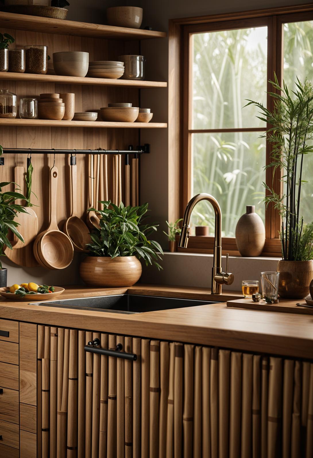 27 Stunning Boho Kitchen Designs That Will Inspire You 21 13. Zen-Inspired Boho Kitchen Oasis-0