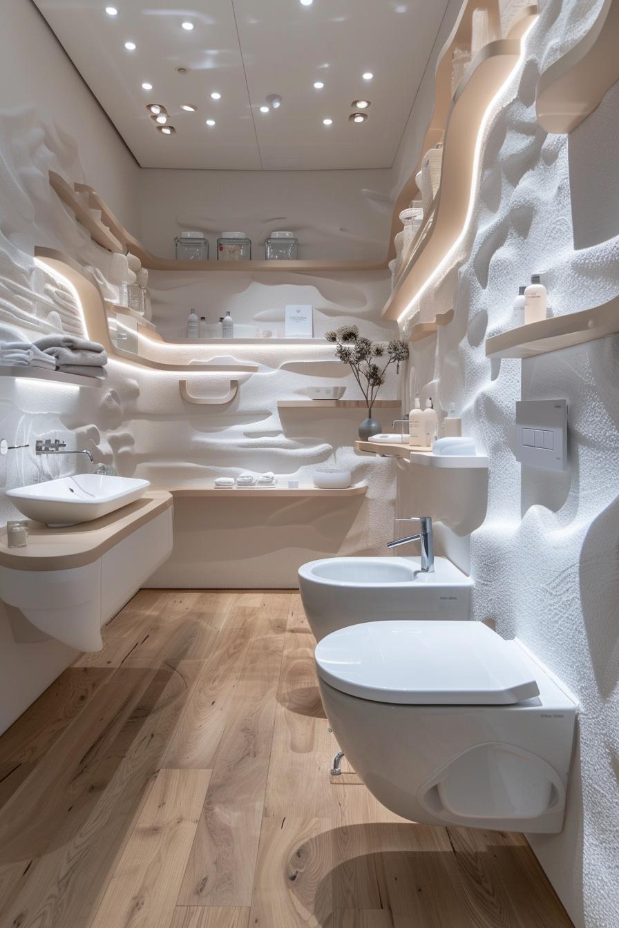 15 Genius & beautiful bathroom shelf you have to see 9 4.