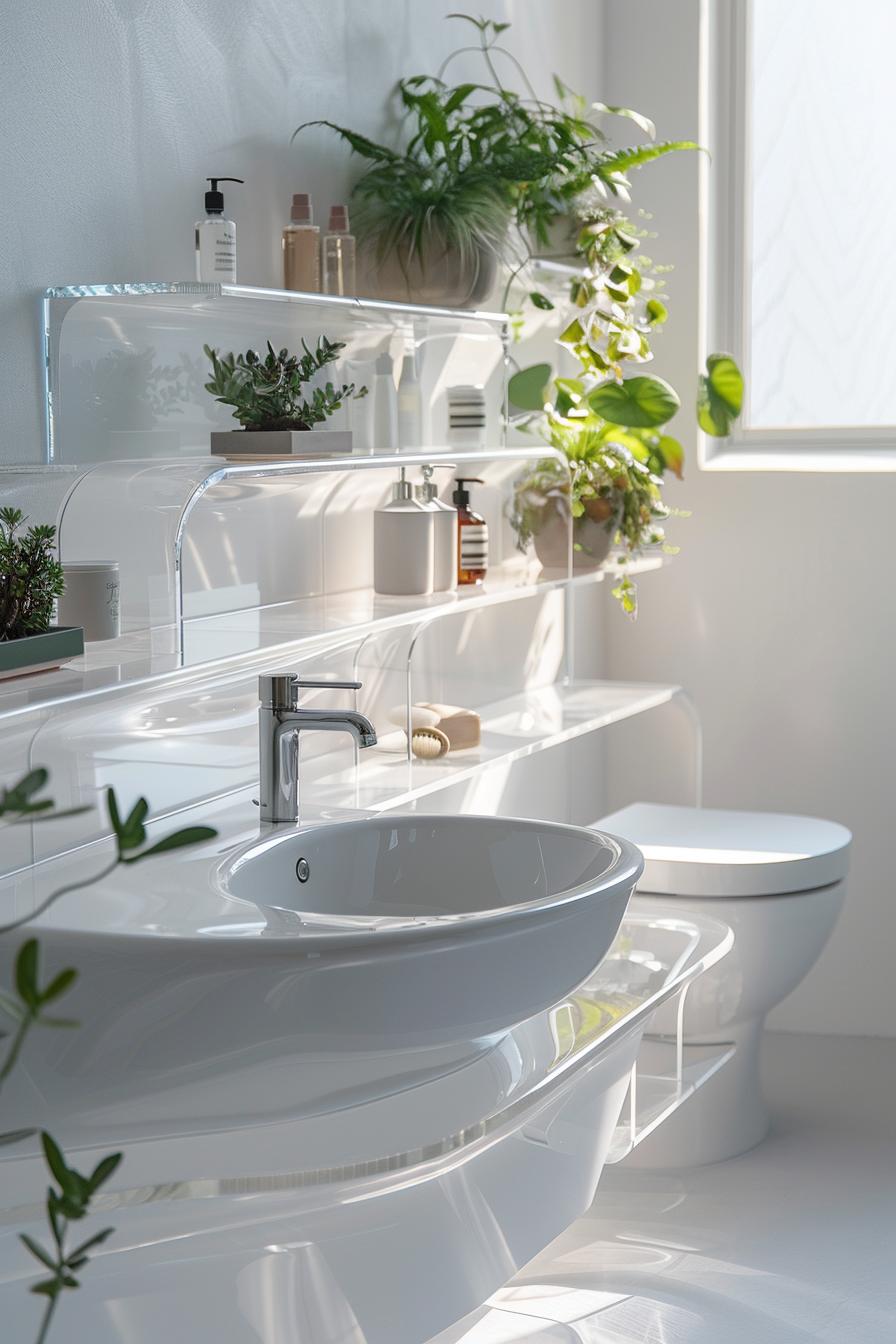 15 Genius & beautiful bathroom shelf ideas you have to see 10 4.