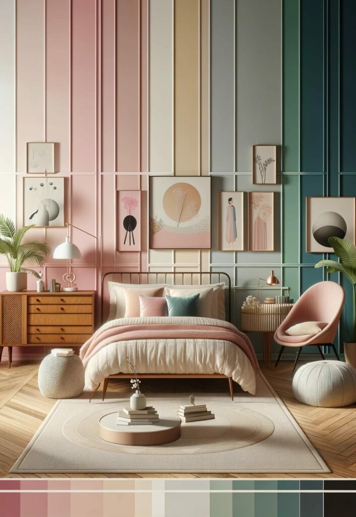 12 enchanting in the middle of the century Modern bedroom color pallets for dreamy interiors 25 Modern bedroom color palettes in the middle of the century