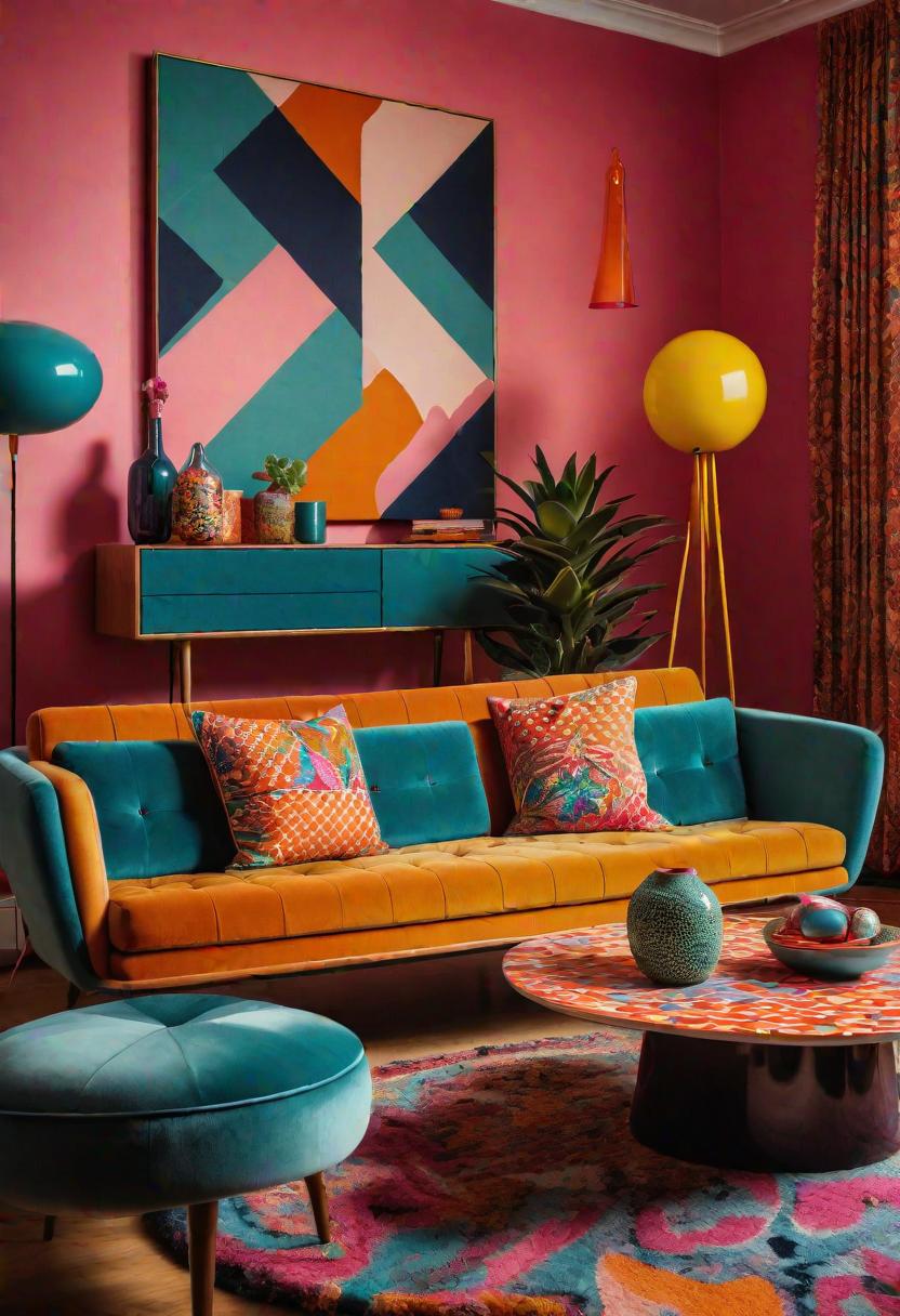37 Cozy Contemporary Living Room Ideas: Modern Elegance 21 19. 70s Retro Revival Decor-0