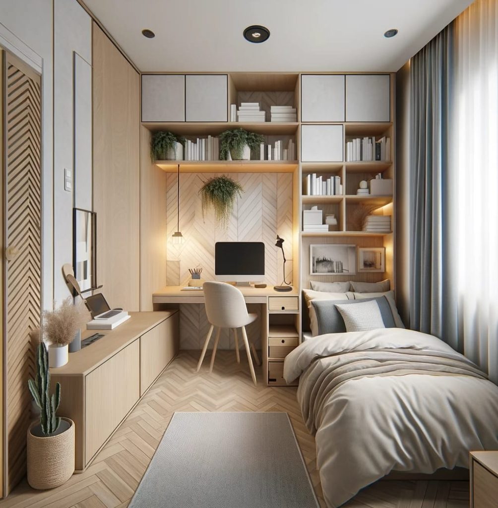 36 Charming small bedroom decor ideas for women 29 Small bedroom decor ideas for women 19