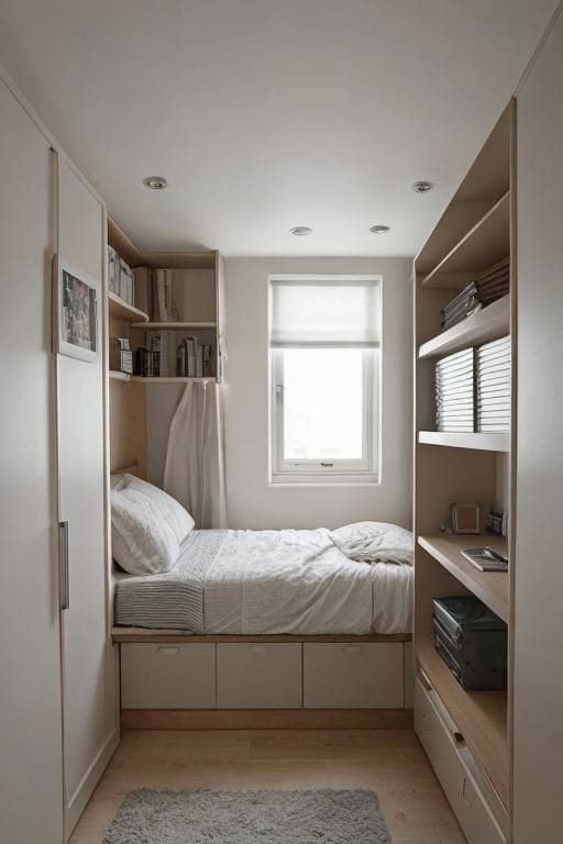 20 small bedroom ideas for couples (create a cozy harbor) 8 Small bedroom ideas for couples - 06