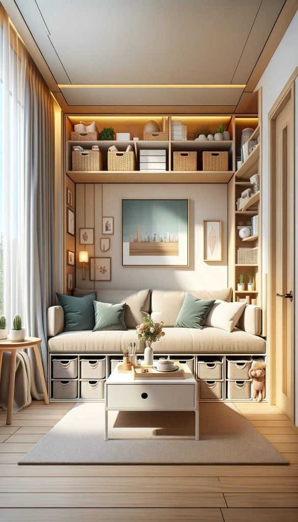 20 small living room ideas for a cozy and spacious feeling 16 Small living room ideas - 14