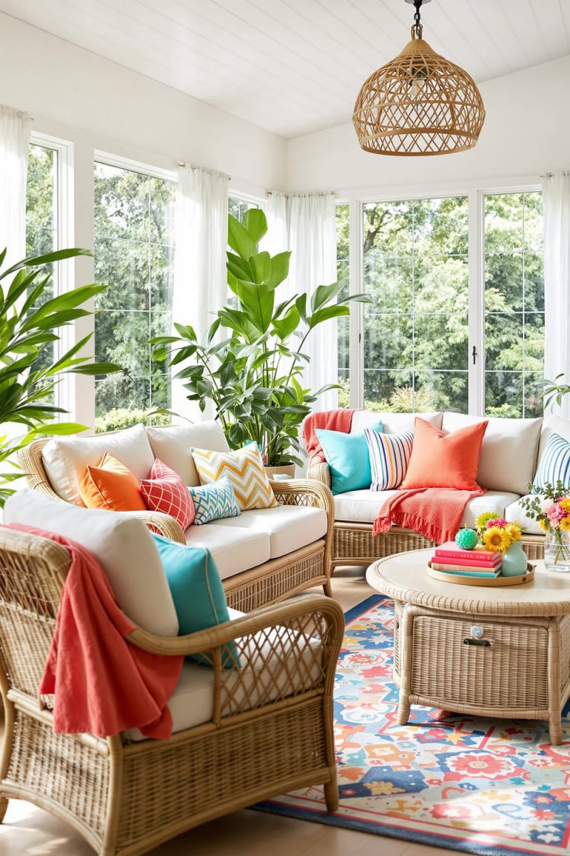 15 beautiful winter garden decoration ideas to refresh your home 20 Pastry furniture set paired with brave summer-inspired accent colors 1