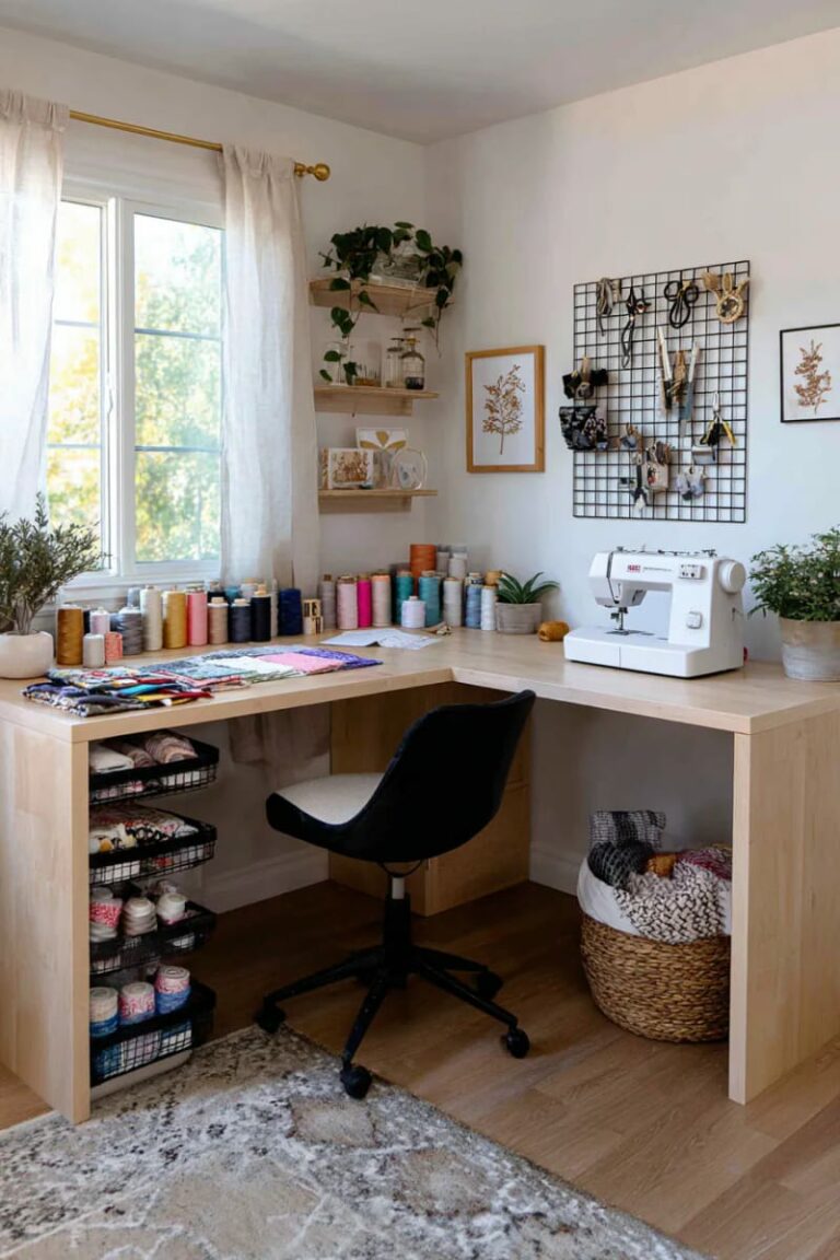 20 Sewing Room Decor Ideas to Keep Your Space Stylish and Organized