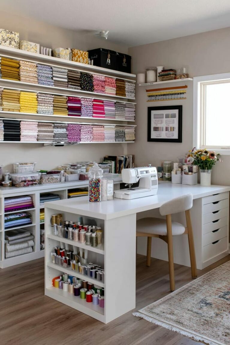 15 Sewing Room Organization Ideas to Declutter and Inspire Creativity