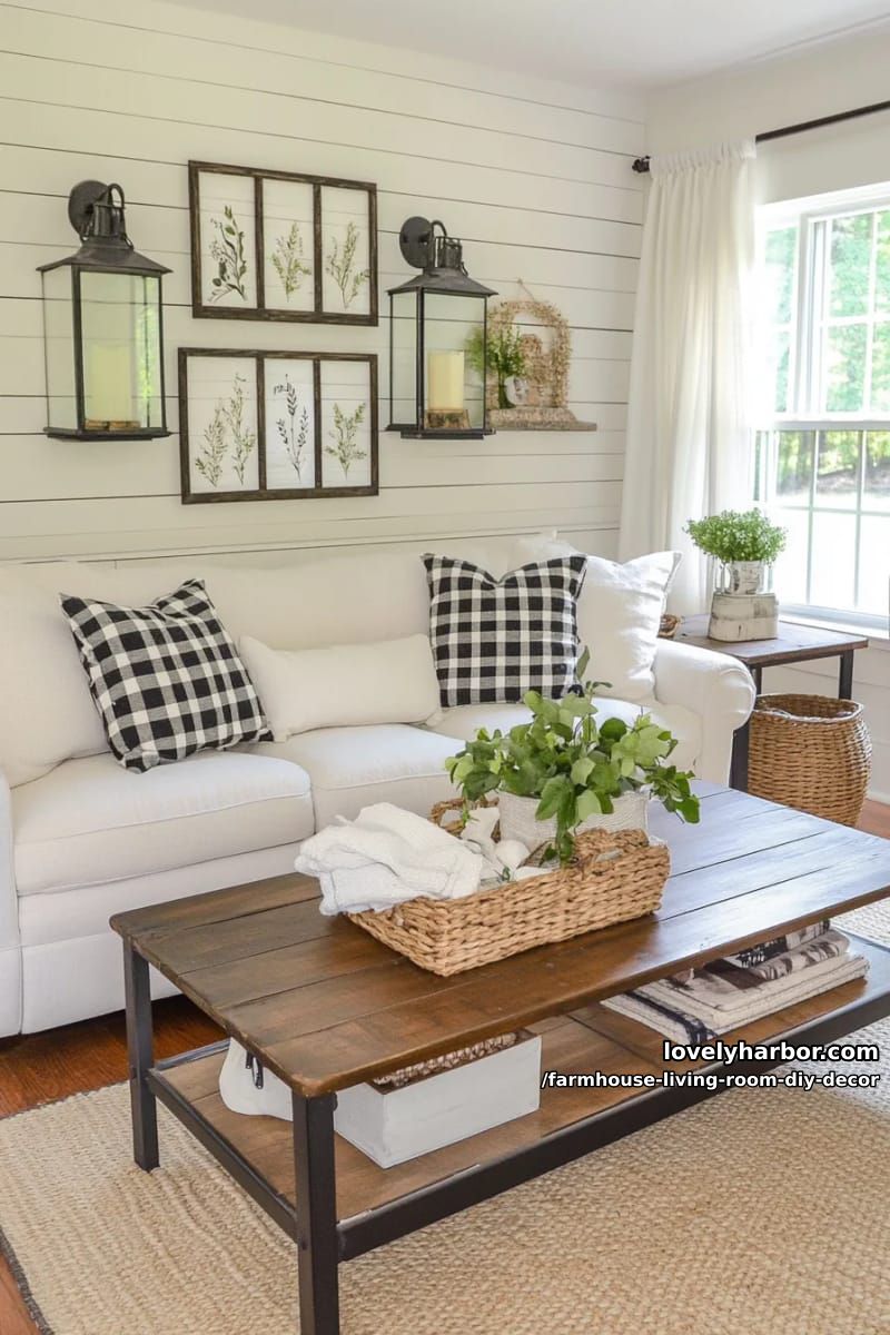 Add a cozy touch to a neutral sofa with buffalo check pillowcases. 1