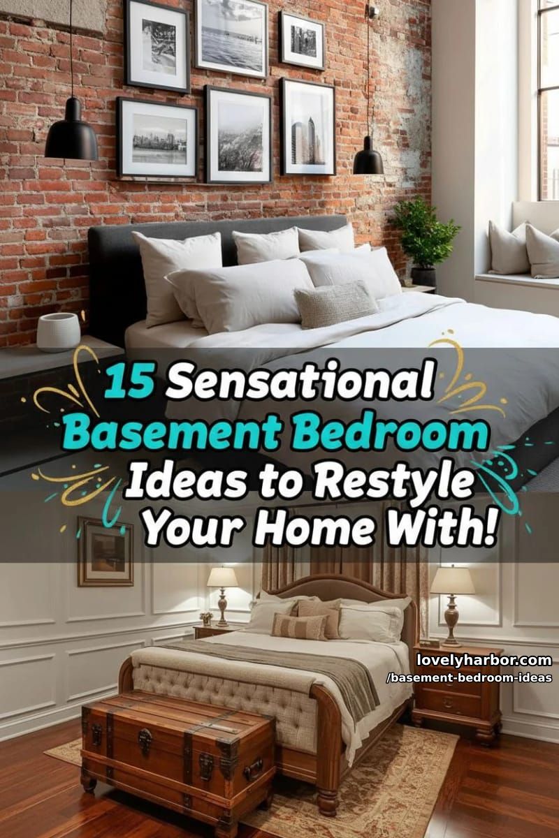 Basement Bedroom Ideas – Collage 43