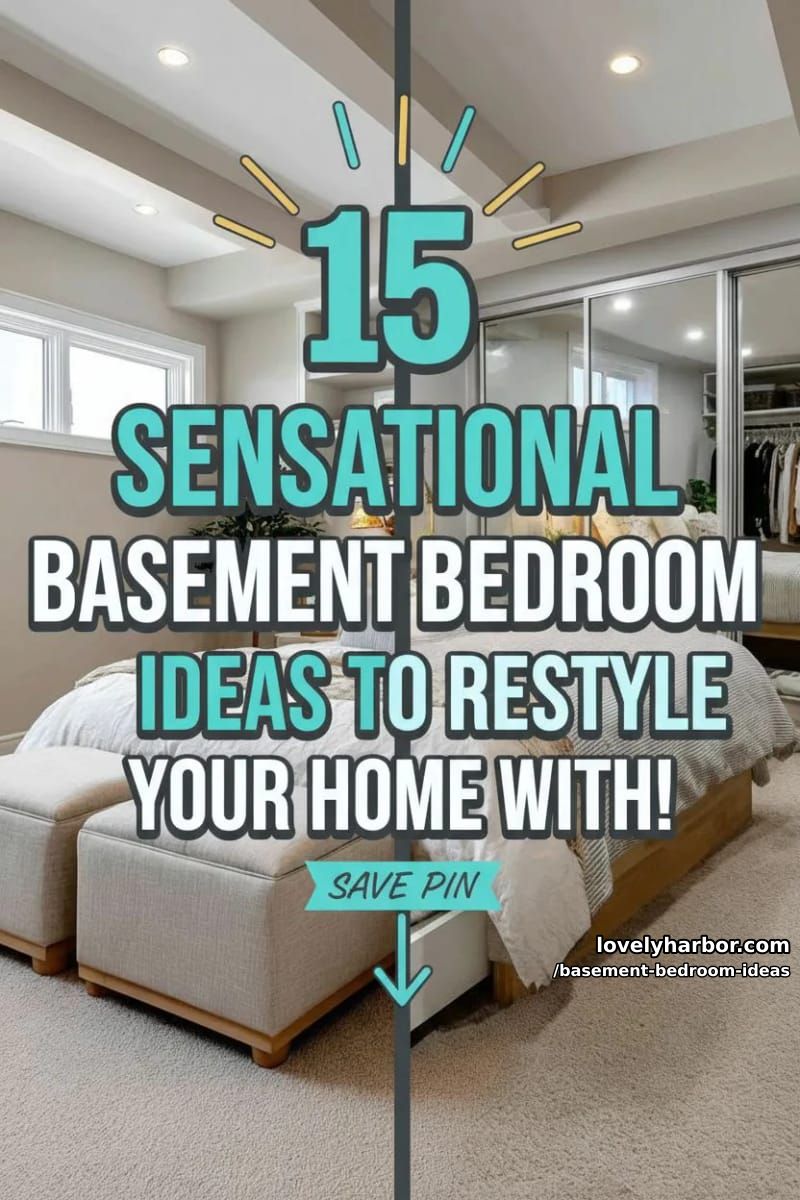 Basement Bedroom Ideas – Collage 44