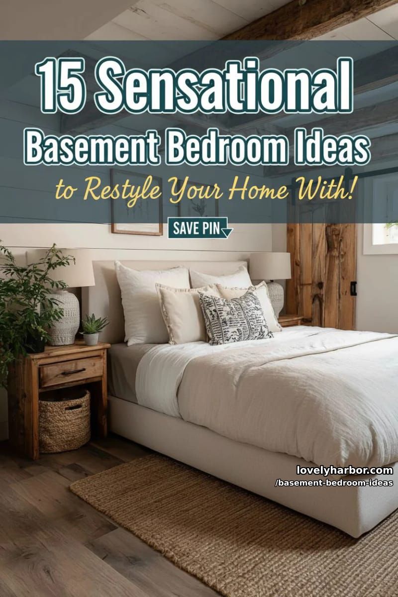 Basement Bedroom Ideas – Collage 47