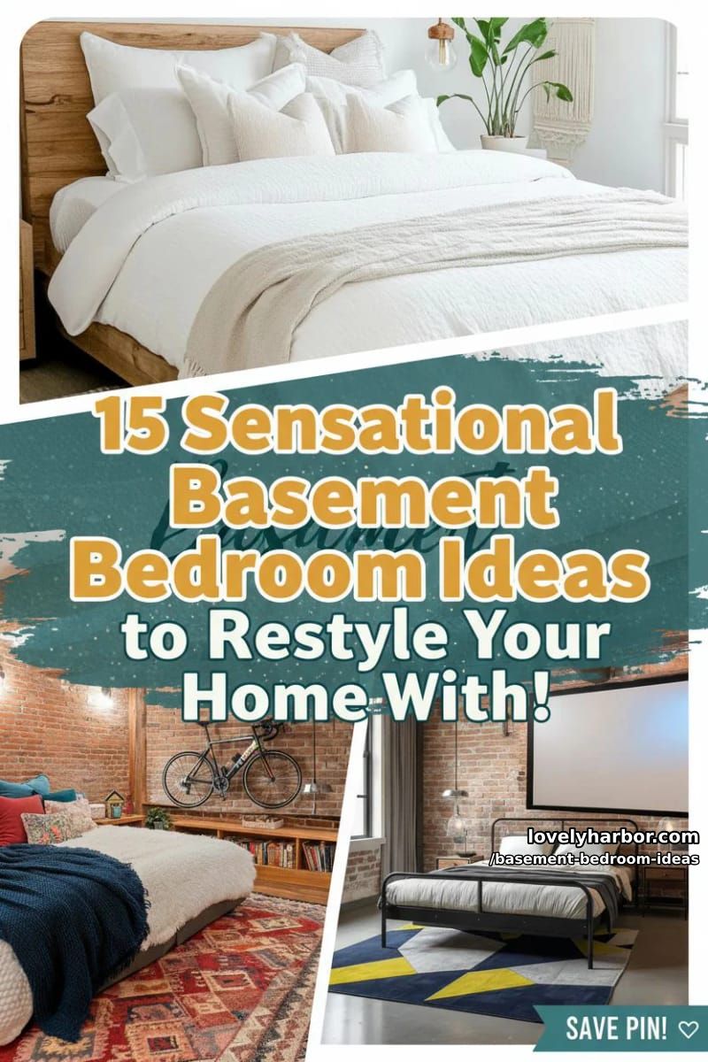 Basement Bedroom Ideas – Collage 49