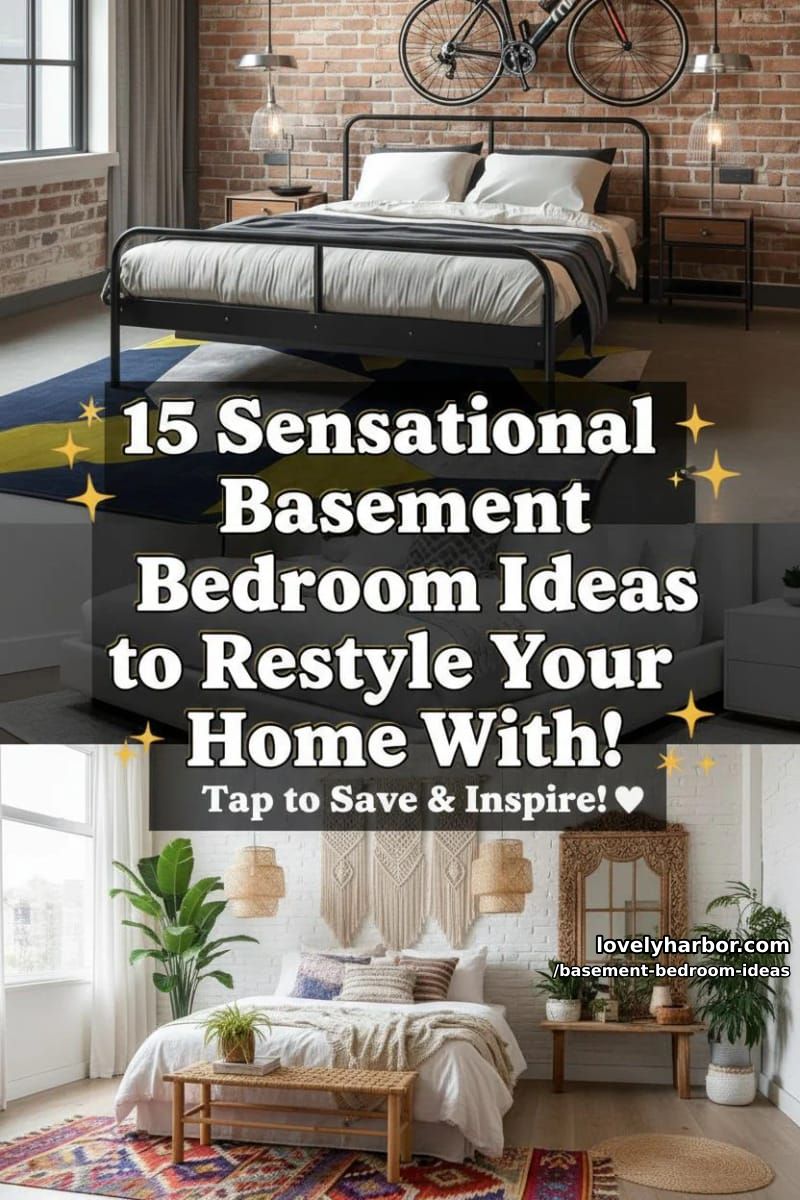 Basement Bedroom Ideas – Collage 51