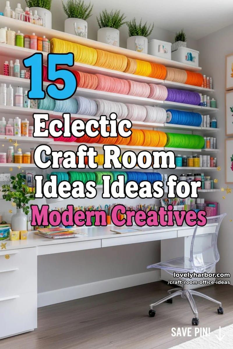 15 Versatile Craft Room Office Ideas for Modern Creatives 39 Craft Room Office Ideas – Collage 38