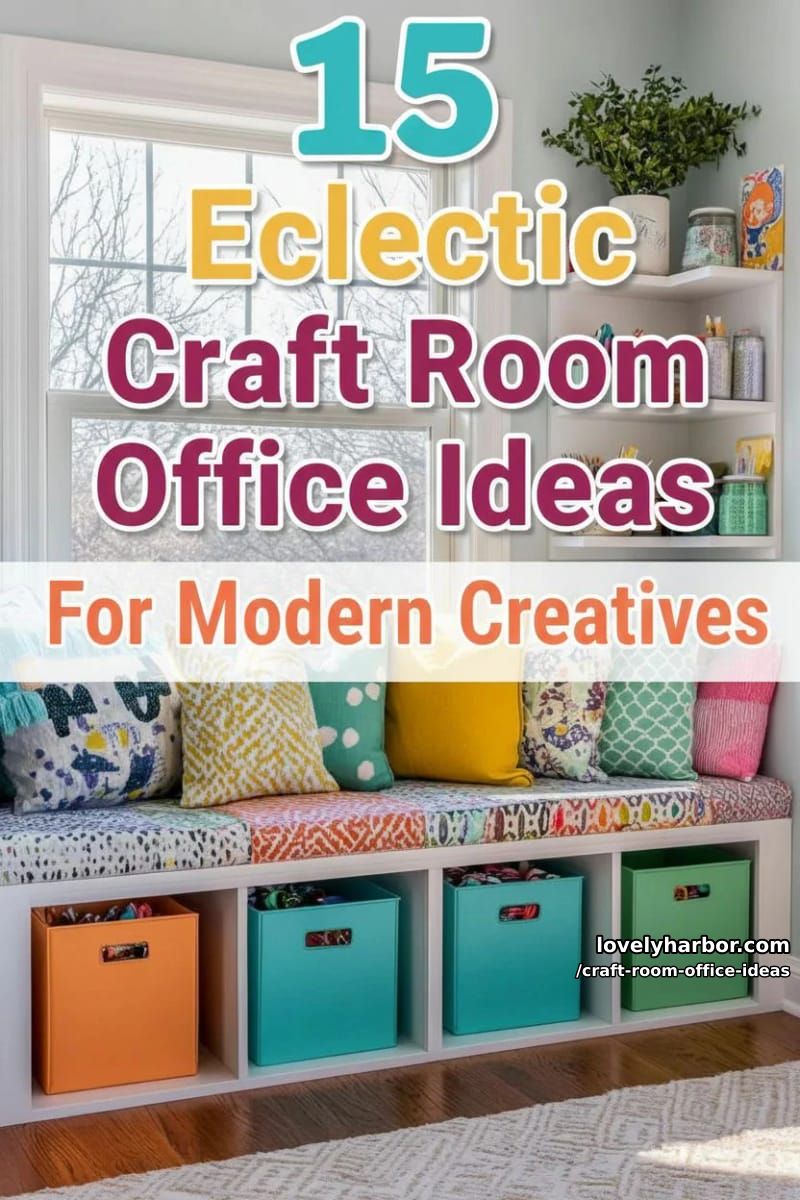15 Versatile Craft Room Office Ideas for Modern Creatives 42 Craft Room Office Ideas – Collage 41
