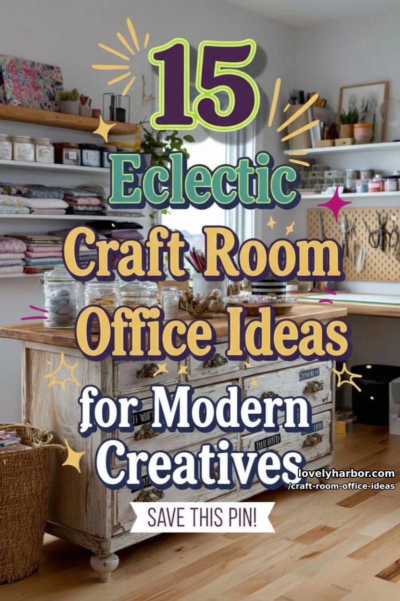 15 Versatile Craft Room Office Ideas for Modern Creatives 45 Craft Room Office Ideas – Collage 44