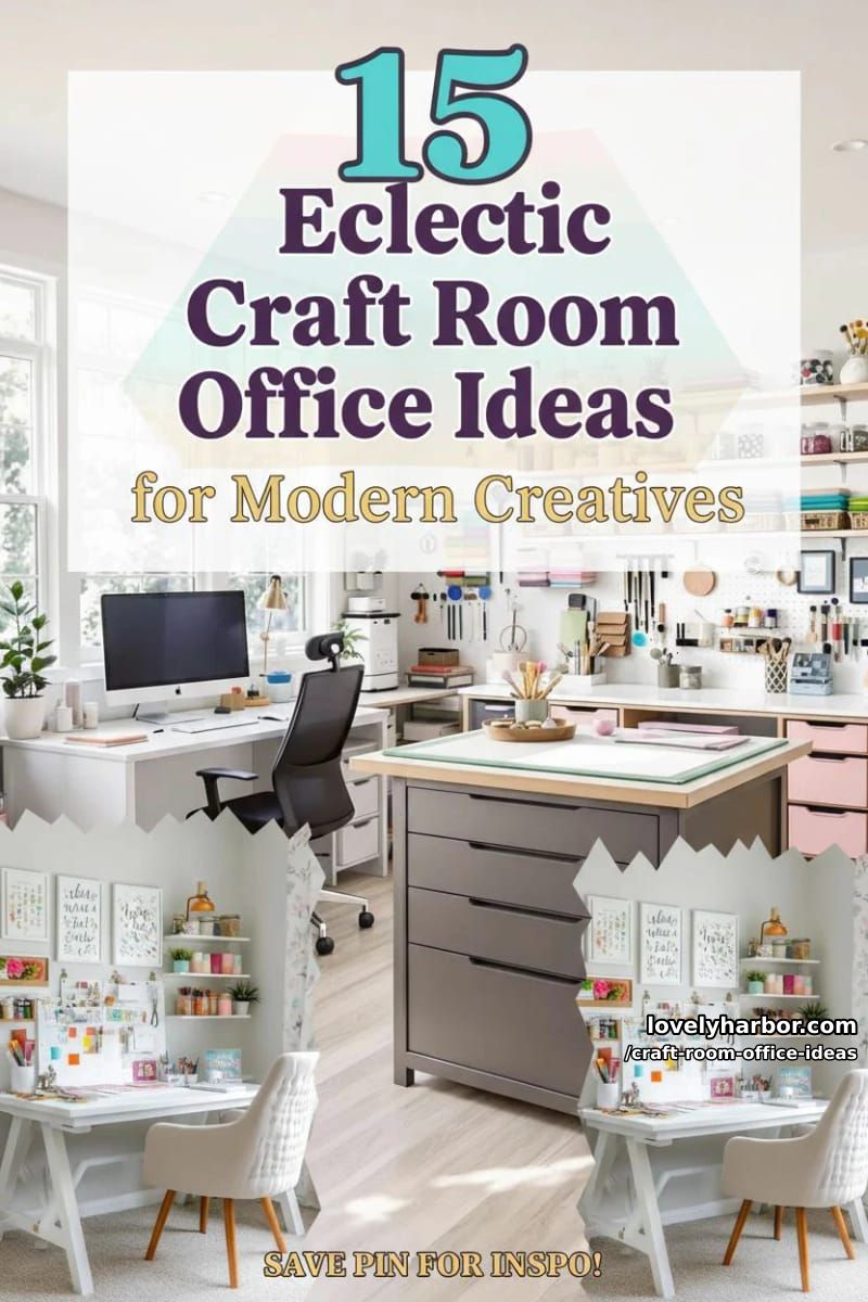 15 Versatile Craft Room Office Ideas for Modern Creatives 48 Craft Room Office Ideas – Collage 47