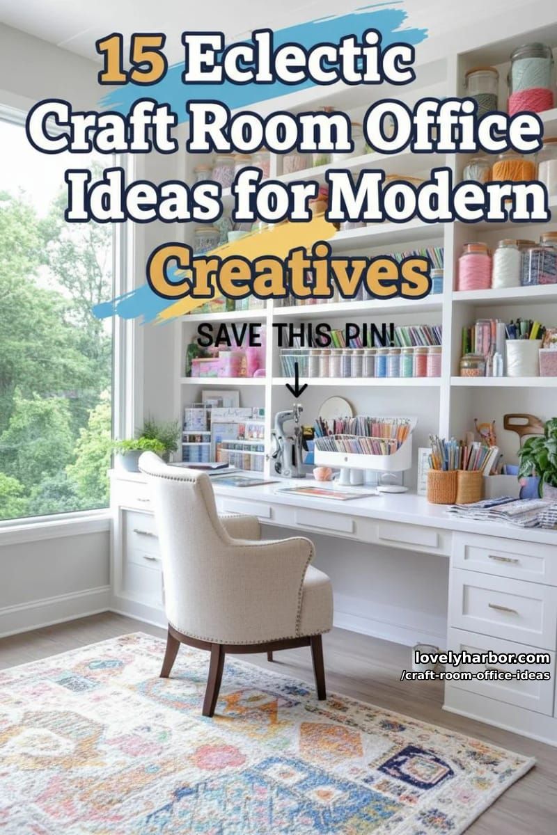 15 Versatile Craft Room Office Ideas for Modern Creatives 49 Craft Room Office Ideas – Collage 48