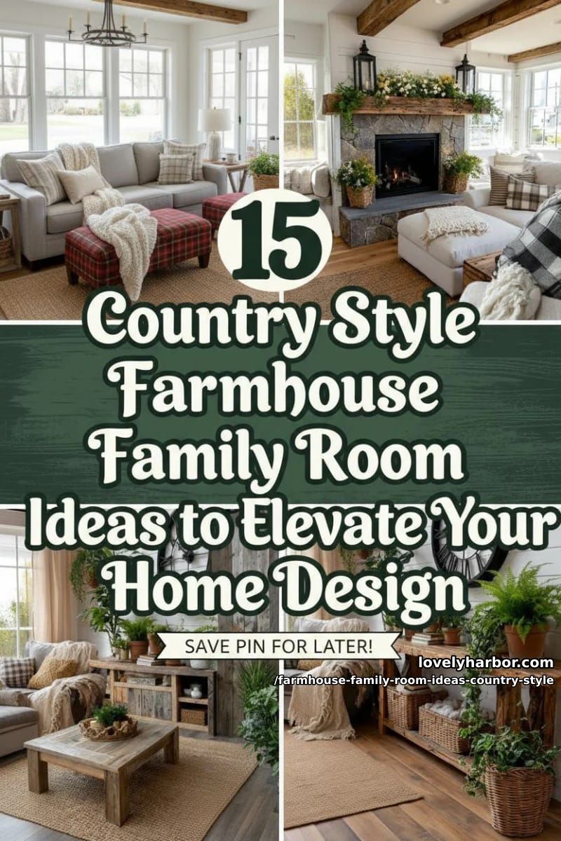 Farmhouse style family room ideas – collage 51