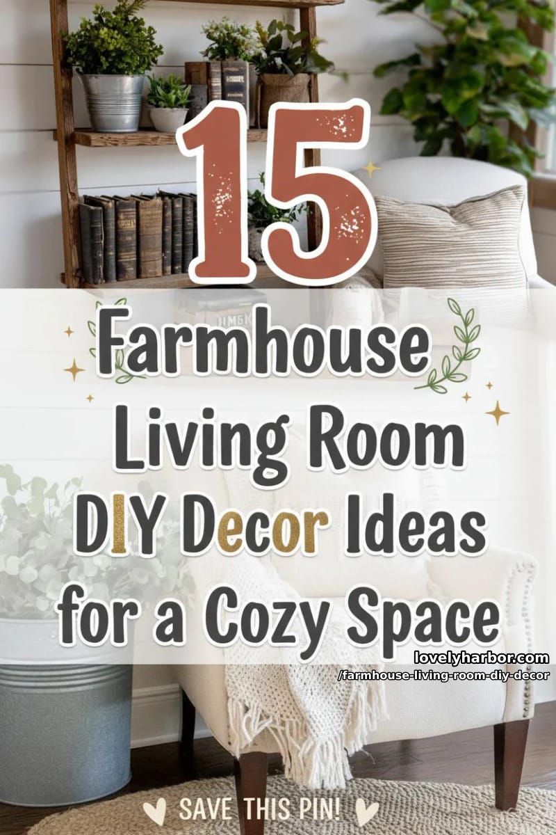 Farmhouse Living Room DIY Decoration – Collage 46