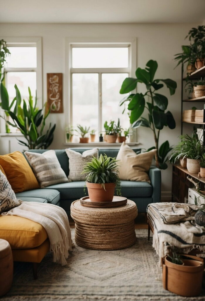 What is a boho style interior design? Eclectic aesthetics 3 Boho style home decoration