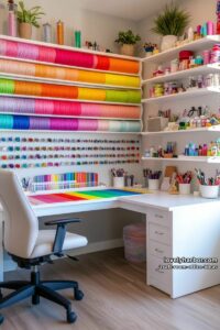 15 Eclectic Craft Room Office Ideas for Modern Creatives